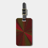 Circulair Verlooppatroon Rood tot Groen Bagagelabel (Voorkant verticaal)