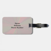 Circulair Verlooppatroon Rood tot Groen Bagagelabel (Achterkant horizontaal)