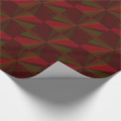 Circulair Verlooppatroon Rood tot Groen Cadeaupapier (Hoek)