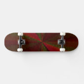 Circulair Verlooppatroon Rood tot Groen Persoonlijk Skateboard (Horizontaal)