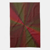 Circulair Verlooppatroon Rood tot Groen Theedoek (Verticaal)