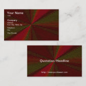 Circulair Verlooppatroon Rood tot Groen Visitekaartje (Voorkant / Achterkant)