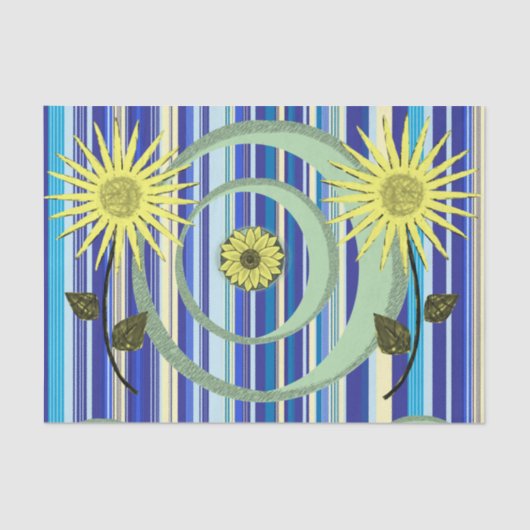 Circulair weefselstrop tissuepapier (Voorkant)