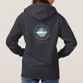 Circulair Wereldbol Donker Shirt (Achterkant)