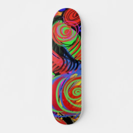 Circulaire Abstract Patroonskateboard Skateboard