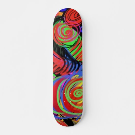 Circulaire Abstract Patroonskateboard Skateboard (Voorkant)