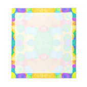 circulaire abstracte kunst notitieblok (Voorkant)