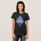 Circulaire aurora t-shirt (Voorkant volledig)