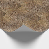 Circulaire balen van hooi cadeaupapier (Hoek)