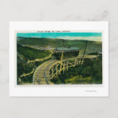 Circulaire brug, Mt. LoweMt. Lowe, CA Briefkaart (Voorkant)