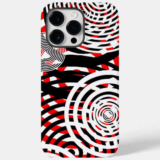 Circulaire Chaos Case-Mate iPhone Case (Achterkant)