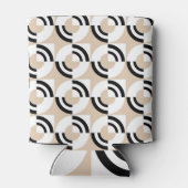 Circulaire charme: Abstract geometrisch Blikjeskoeler (Achterkant)