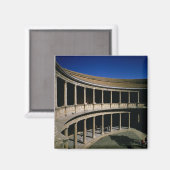 Circulaire Courtyard van het paleis Charles Magneet (Voorkant / Achterkant)