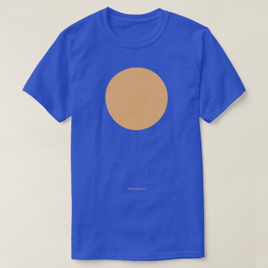 Circulaire Crayola Midden geel rood T-shirt (Design voorkant)