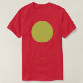 Circulaire Crayola Midden Groen Geel T-shirt (Design voorkant)