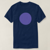 Circulaire Crayola Violet Blauw T-shirt (Design voorkant)
