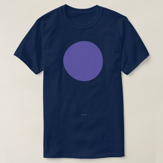 Circulaire Crayola Violet Blauw T-shirt (Design voorkant)