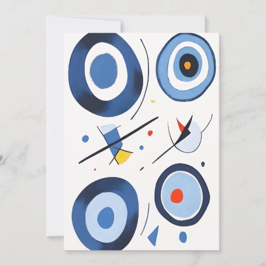 Circulaire Dimensie Dans Abstract Bedankkaart (Voorkant)