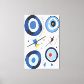 Circulaire Dimensie Dans Abstract Canvas Afdruk (Voorkant)