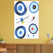 Circulaire Dimensie Dans Abstract Canvas Afdruk (Insitu (Woonkamer))