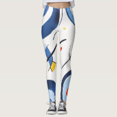 Circulaire Dimensie Dans Abstract Leggings (Voorkant)