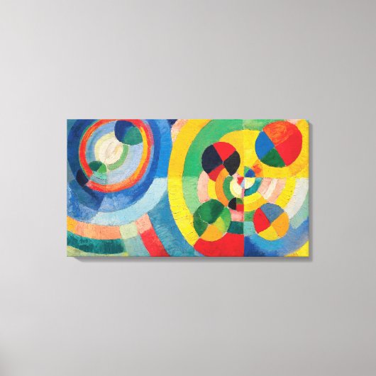 Circulaire formulieren van Robert Delaunay Canvas Afdruk (Voorkant)