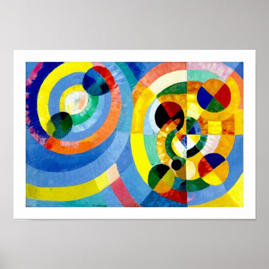 Circulaire formulieren van Robert Delaunay Poster (Voorkant)
