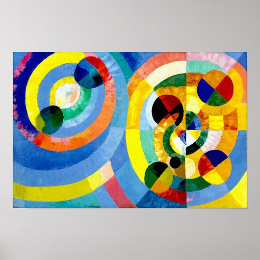 Circulaire formulieren van Robert Delaunay Poster (Voorkant)