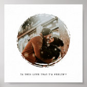 Circulaire foto poster (Voorkant)