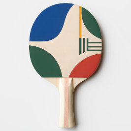 Circulaire Geometrie Abstracte Pingpongbat Tafeltennisbatje