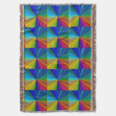 Circulaire gradiënt Regelboog Deken (Voorkant Verticaal)