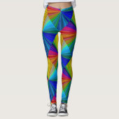 Circulaire gradiënt Regelboog Leggings (Voorkant)