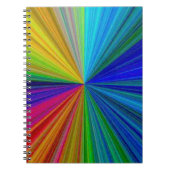 Circulaire gradiënt Regelboog Notitieboek (Voorkant)