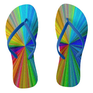 Circulaire gradiënt Regelboog Teenslippers