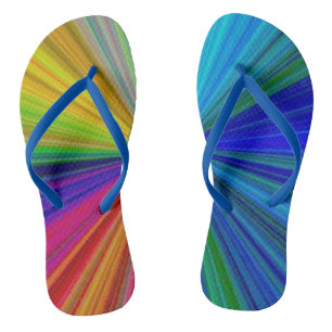 Circulaire gradiënt Regelboog Teenslippers