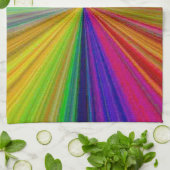 Circulaire gradiënt Regelboog Theedoek (Gevouwen)