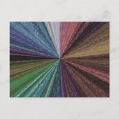 Circulaire gradiënt, regenboog briefkaart (Voorkant)