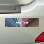 Circulaire gradiënt, regenboog bumpersticker (Op auto)