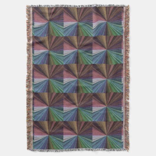 Circulaire gradiënt, regenboog deken (Voorkant Verticaal)