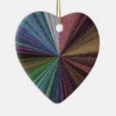 Circulaire gradiënt, regenboog keramisch ornament (Rechts)