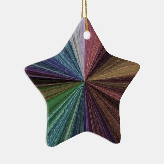 Circulaire gradiënt, regenboog keramisch ornament (Rechts)