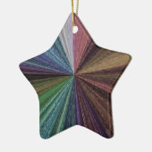 Circulaire gradiënt, regenboog keramisch ornament (Links)