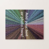 Circulaire gradiënt, regenboog legpuzzel (Horizontaal)