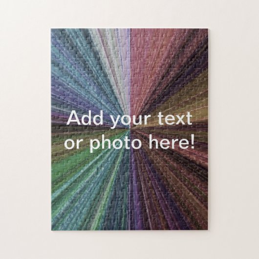 Circulaire gradiënt, regenboog legpuzzel (Verticaal)