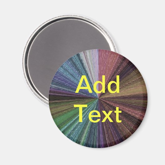 Circulaire gradiënt, regenboog magneet (Voorkant / Achterkant)