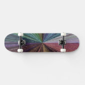 Circulaire gradiënt, regenboog skateboard (Horizontaal)