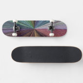 Circulaire gradiënt, regenboog skateboard (Horizontaal)