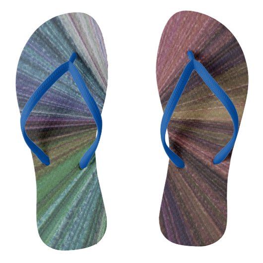 Circulaire gradiënt, regenboog teenslippers (Voetbed)