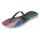 Circulaire gradiënt, regenboog teenslippers (Schuin)