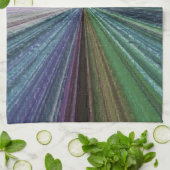 Circulaire gradiënt, regenboog theedoek (Gevouwen)